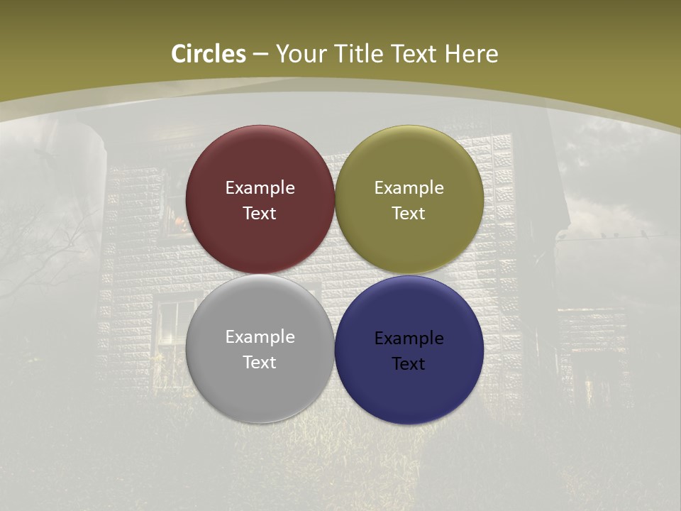 Night Halloween Haunted PowerPoint Template