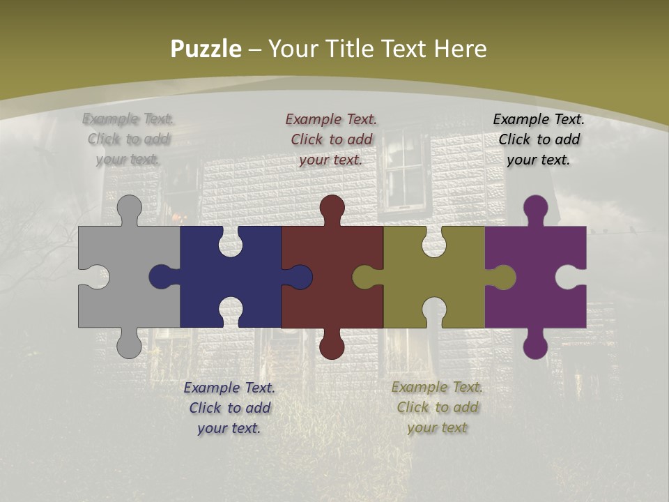 Night Halloween Haunted PowerPoint Template