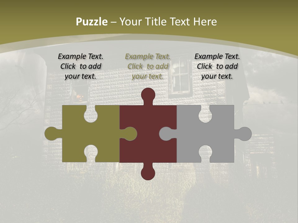 Night Halloween Haunted PowerPoint Template