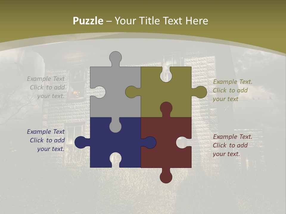 Night Halloween Haunted PowerPoint Template