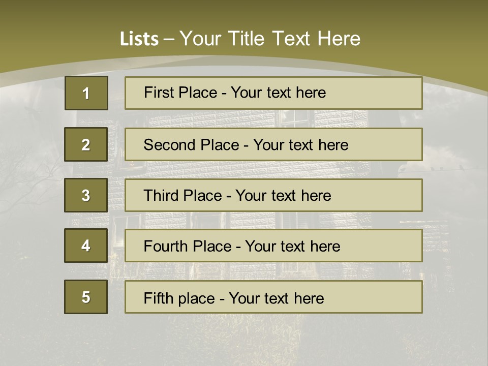 Night Halloween Haunted PowerPoint Template