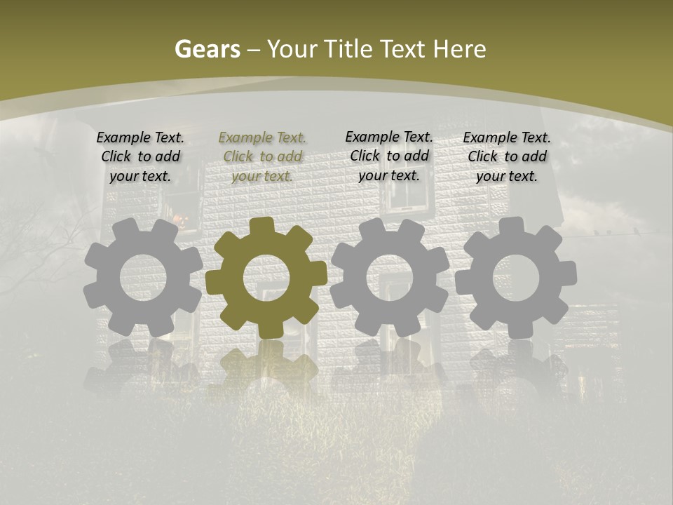 Night Halloween Haunted PowerPoint Template