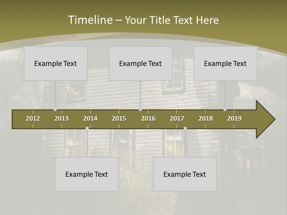 Night Halloween Haunted PowerPoint Template