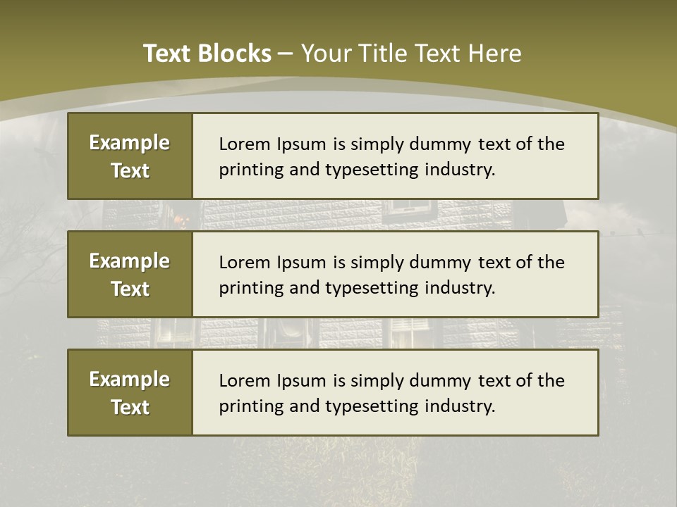 Night Halloween Haunted PowerPoint Template