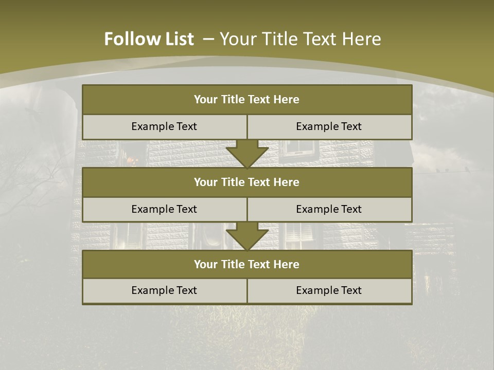 Night Halloween Haunted PowerPoint Template