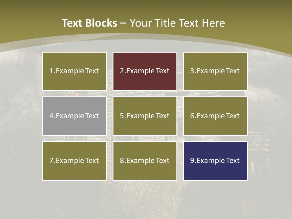 Night Halloween Haunted PowerPoint Template