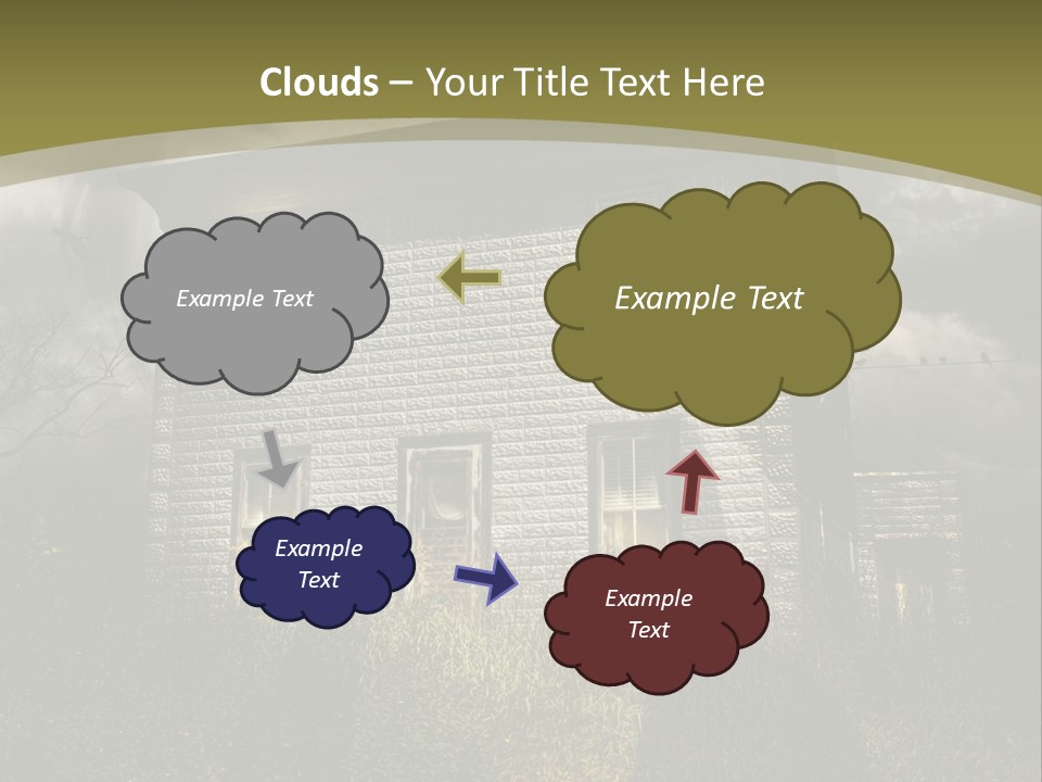 Night Halloween Haunted PowerPoint Template