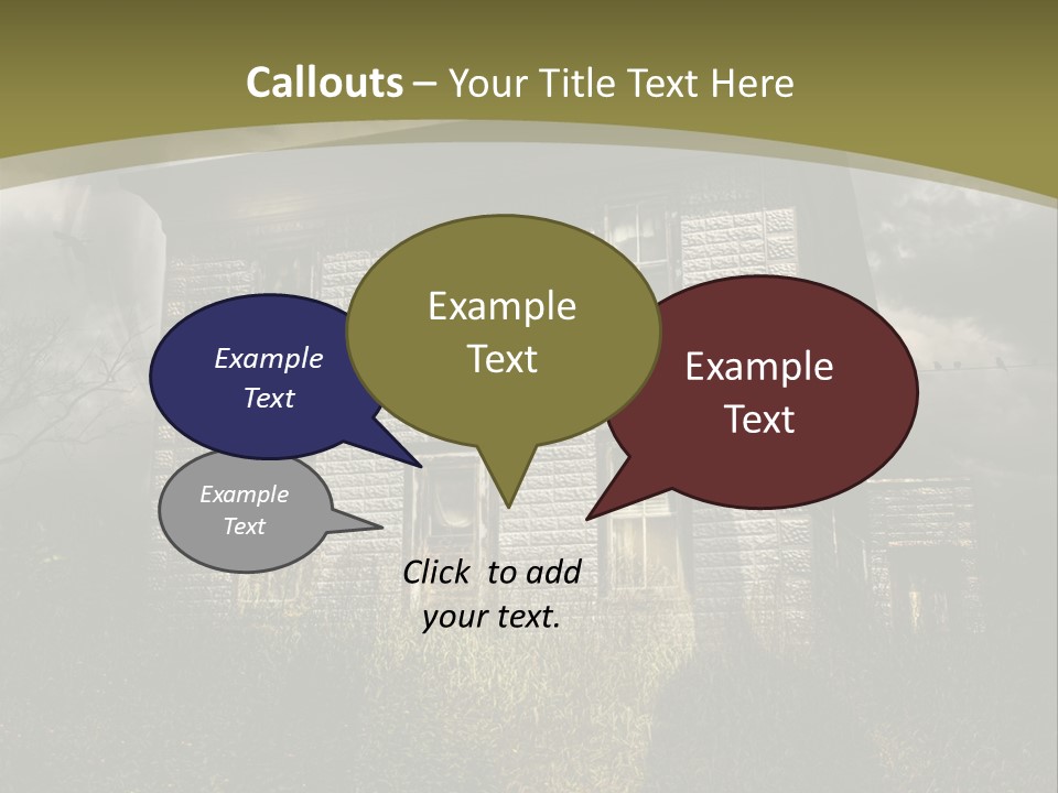 Night Halloween Haunted PowerPoint Template