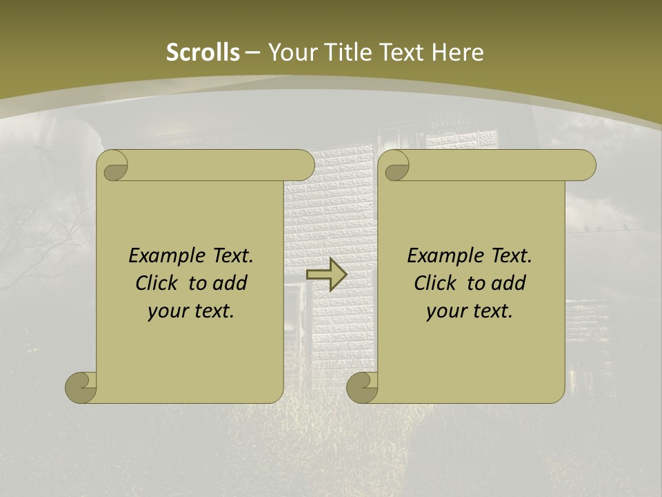 Night Halloween Haunted PowerPoint Template