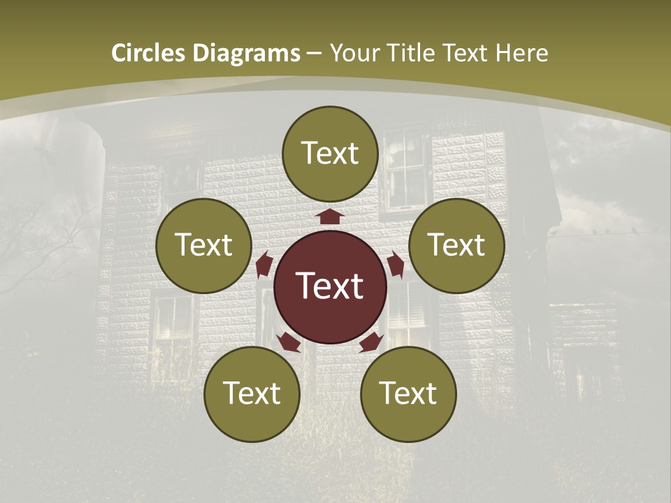 Night Halloween Haunted PowerPoint Template