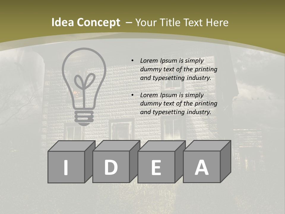 Night Halloween Haunted PowerPoint Template