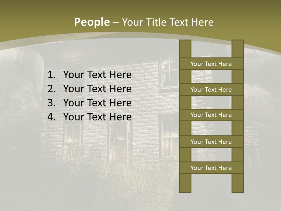 Night Halloween Haunted PowerPoint Template