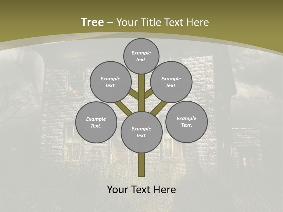 Night Halloween Haunted PowerPoint Template