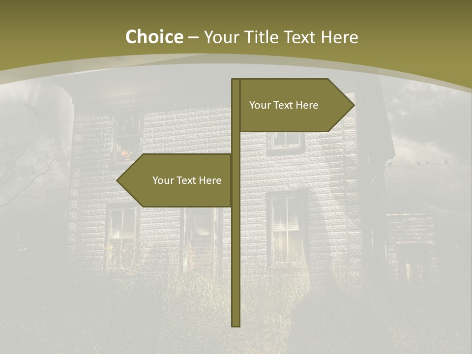 Night Halloween Haunted PowerPoint Template