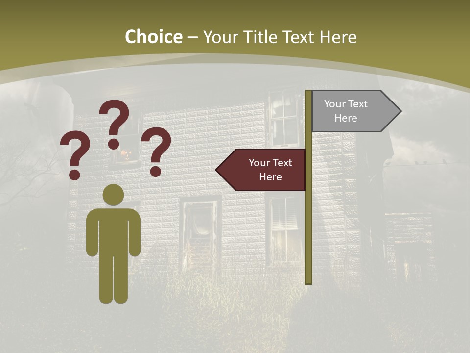 Night Halloween Haunted PowerPoint Template