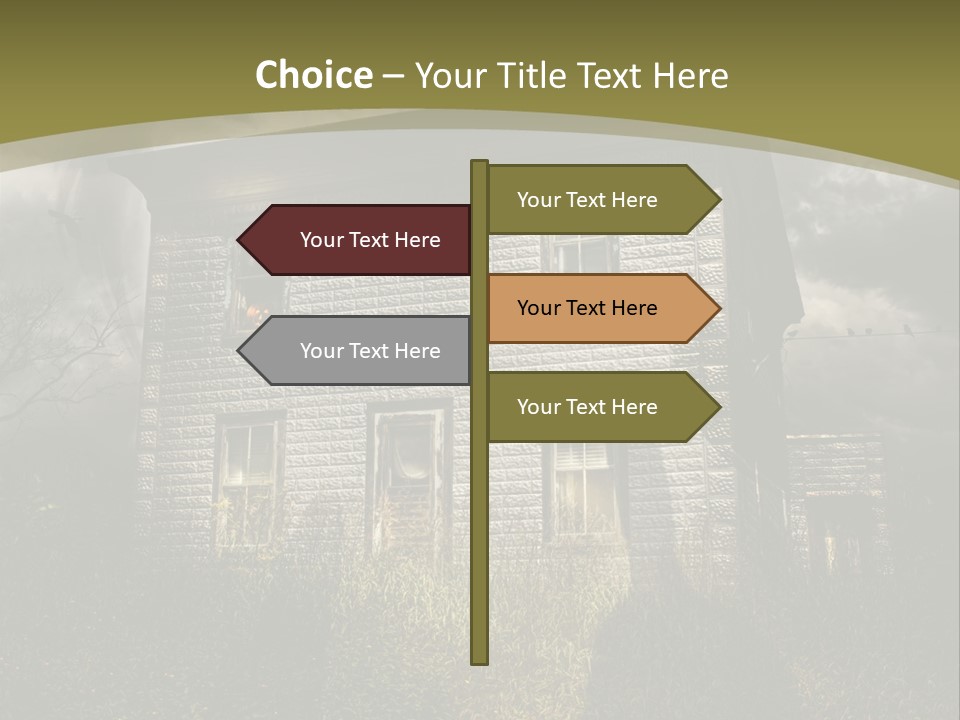 Night Halloween Haunted PowerPoint Template