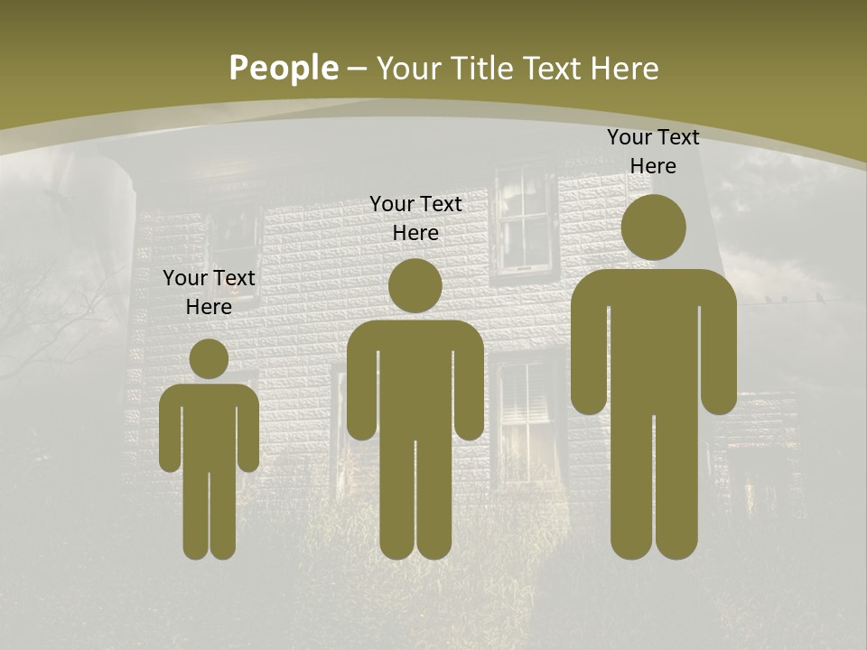 Night Halloween Haunted PowerPoint Template