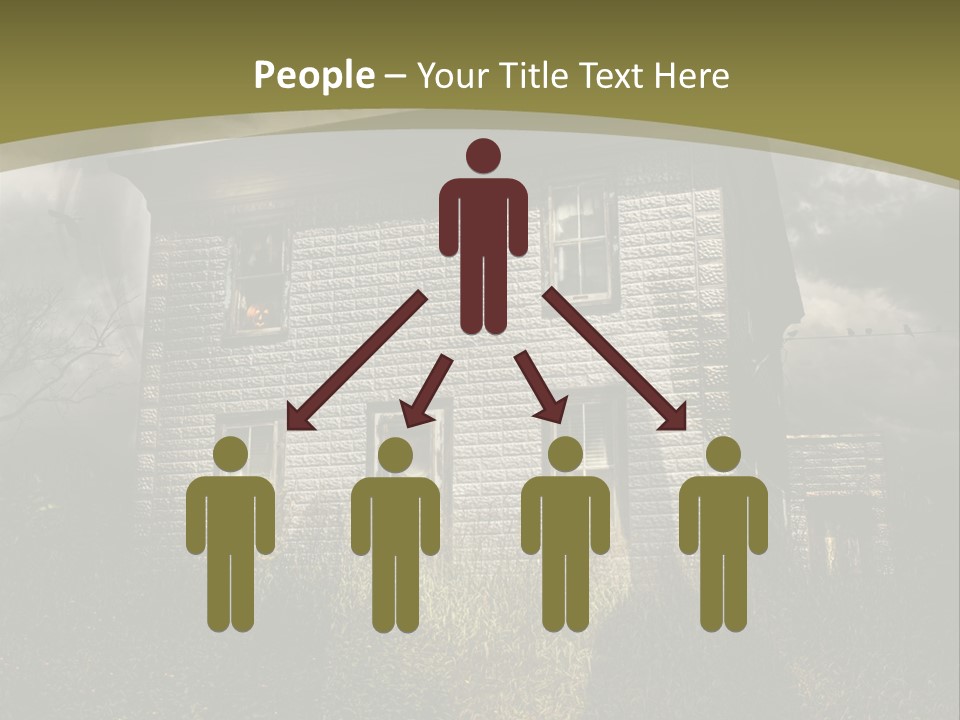 Night Halloween Haunted PowerPoint Template