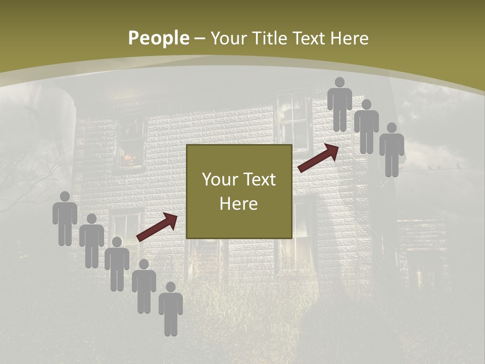 Night Halloween Haunted PowerPoint Template