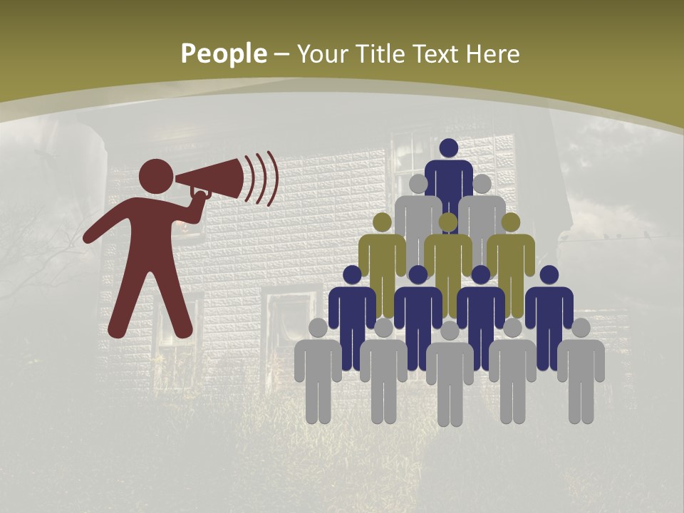 Night Halloween Haunted PowerPoint Template