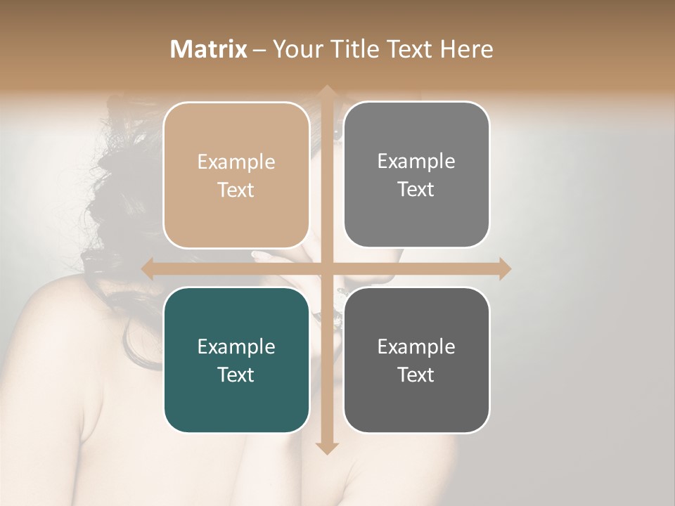 Look White Jewelry PowerPoint Template