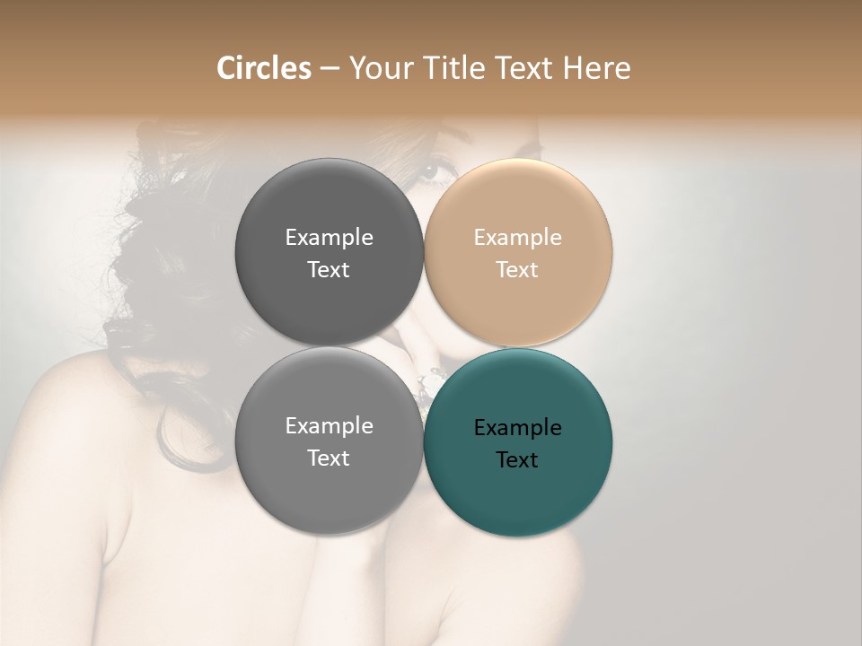 Look White Jewelry PowerPoint Template