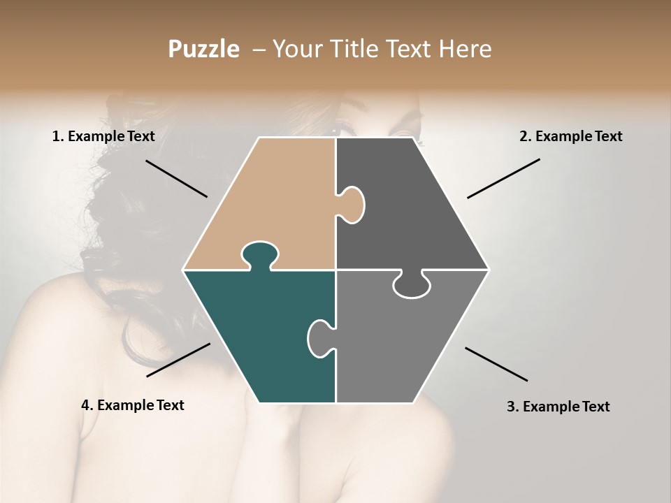 Look White Jewelry PowerPoint Template