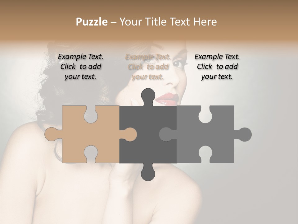 Look White Jewelry PowerPoint Template