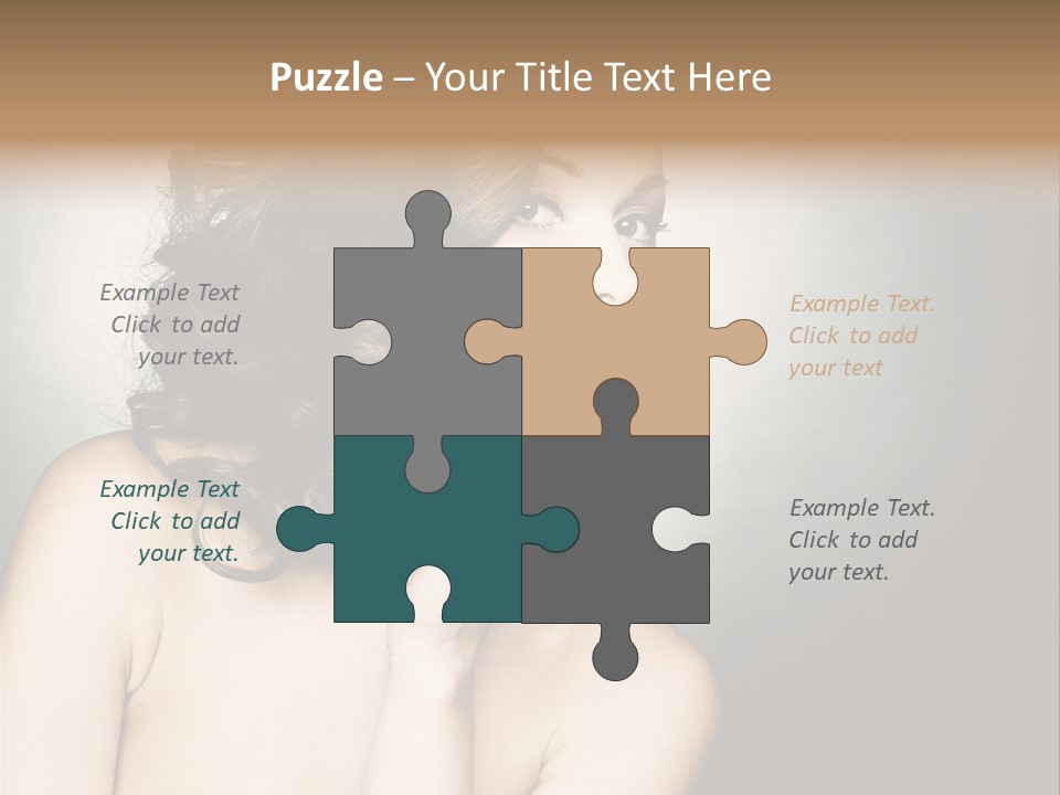 Look White Jewelry PowerPoint Template