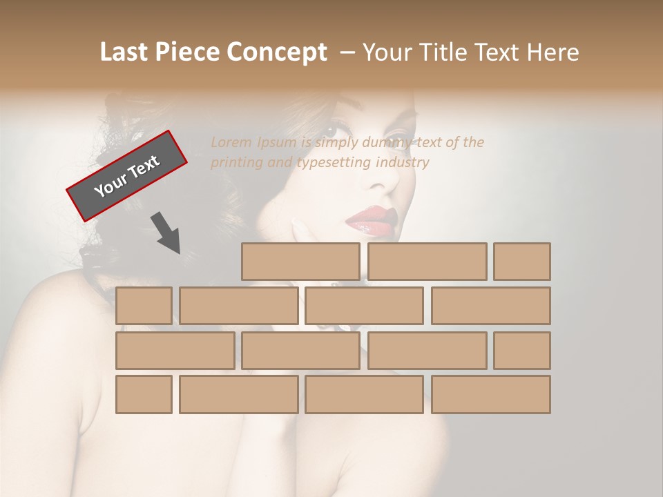 Look White Jewelry PowerPoint Template