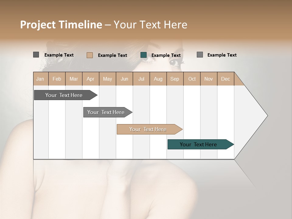 Look White Jewelry PowerPoint Template