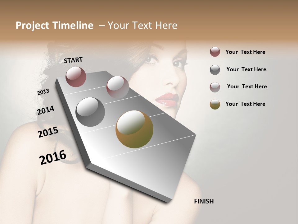 Look White Jewelry PowerPoint Template
