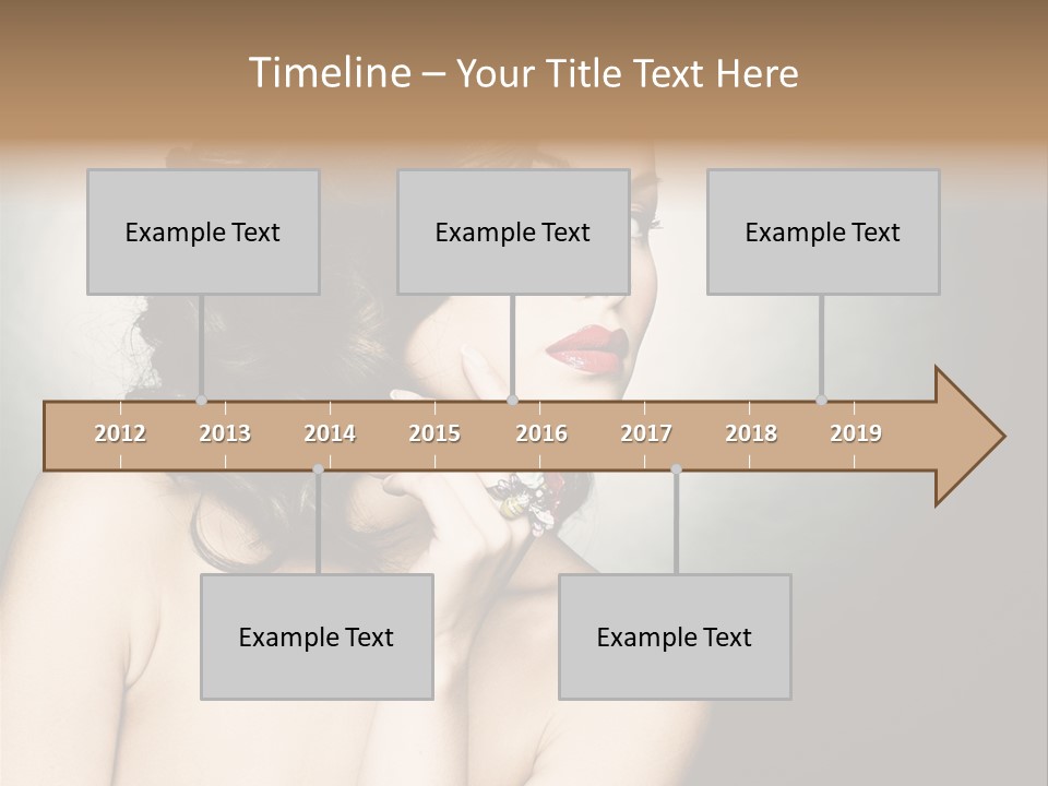 Look White Jewelry PowerPoint Template