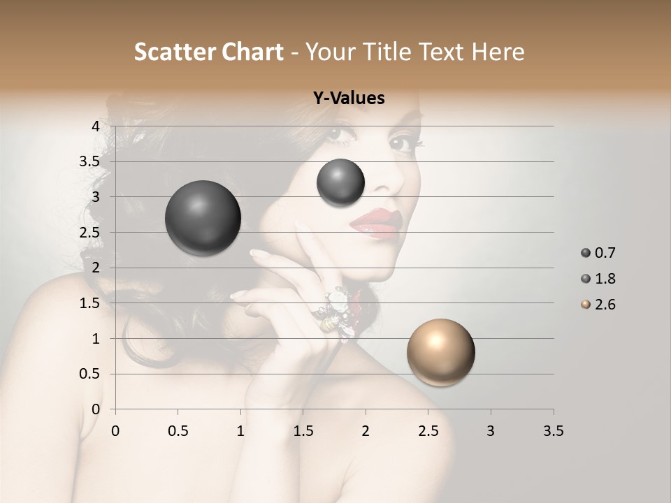 Look White Jewelry PowerPoint Template