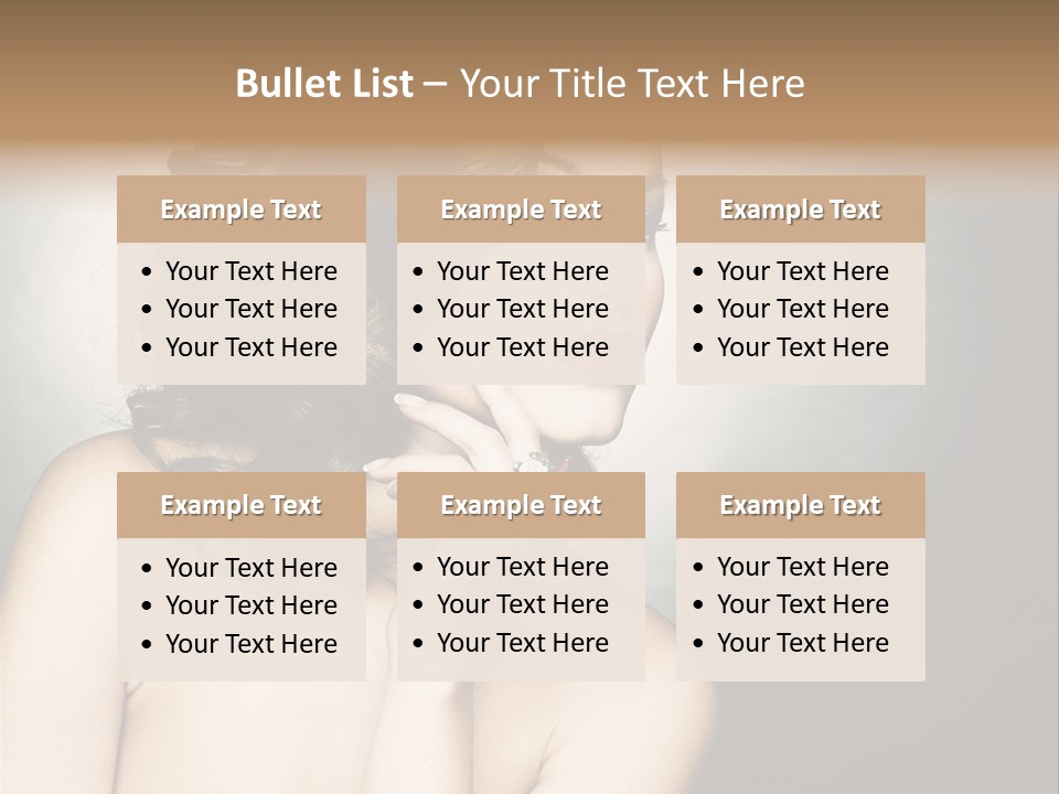 Look White Jewelry PowerPoint Template