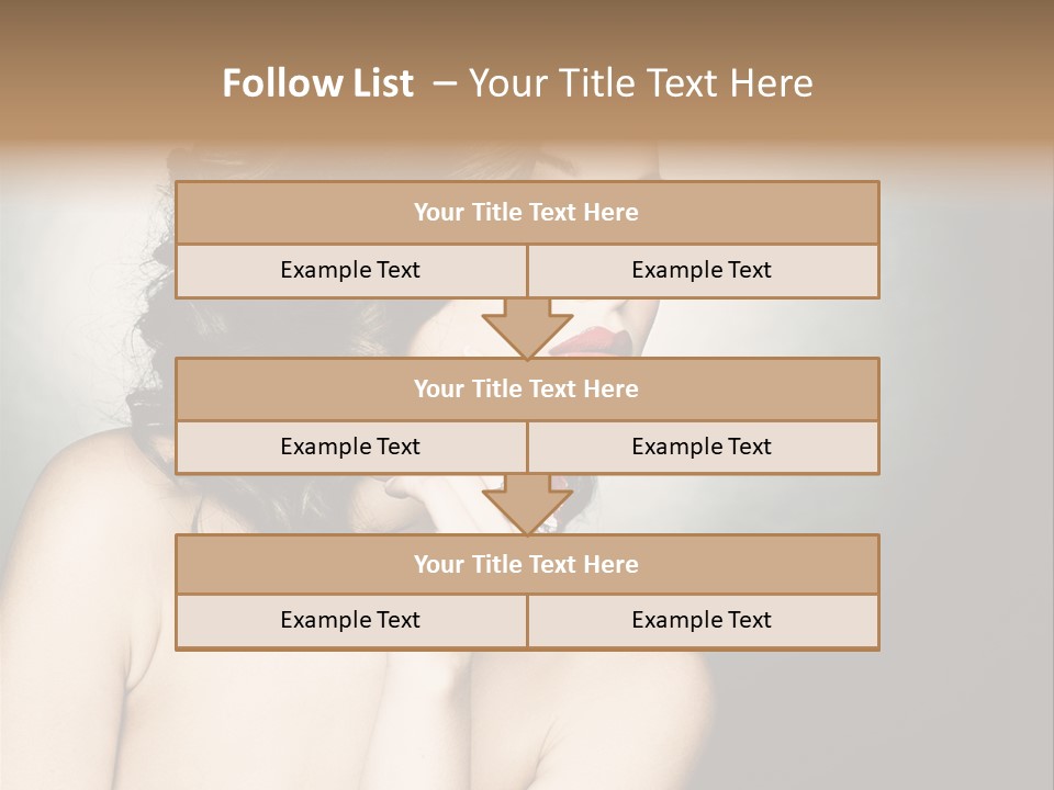 Look White Jewelry PowerPoint Template