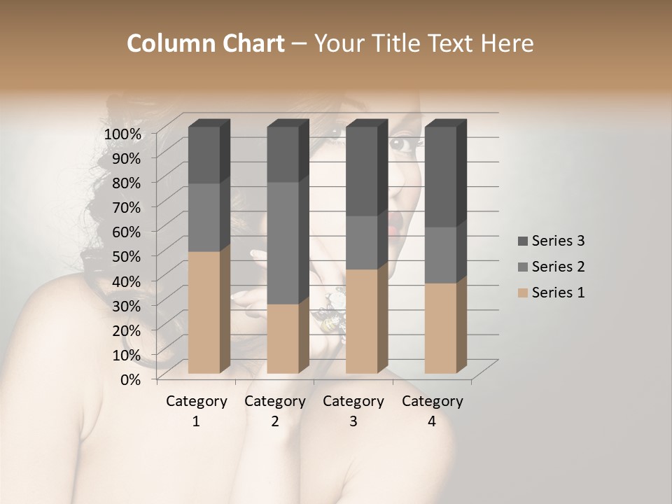 Look White Jewelry PowerPoint Template