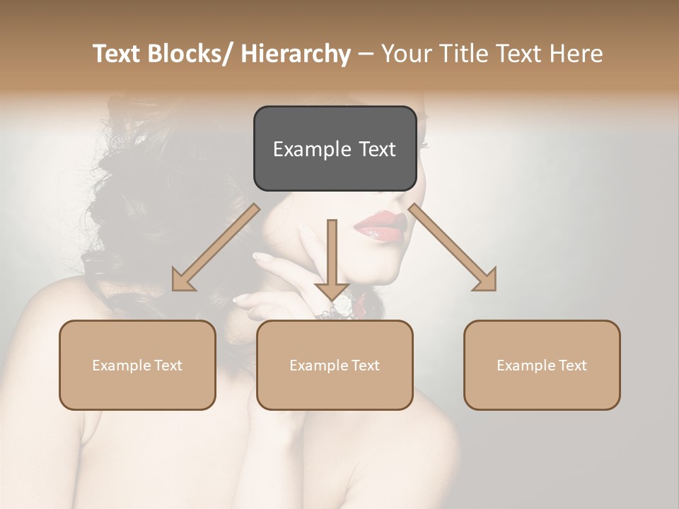 Look White Jewelry PowerPoint Template