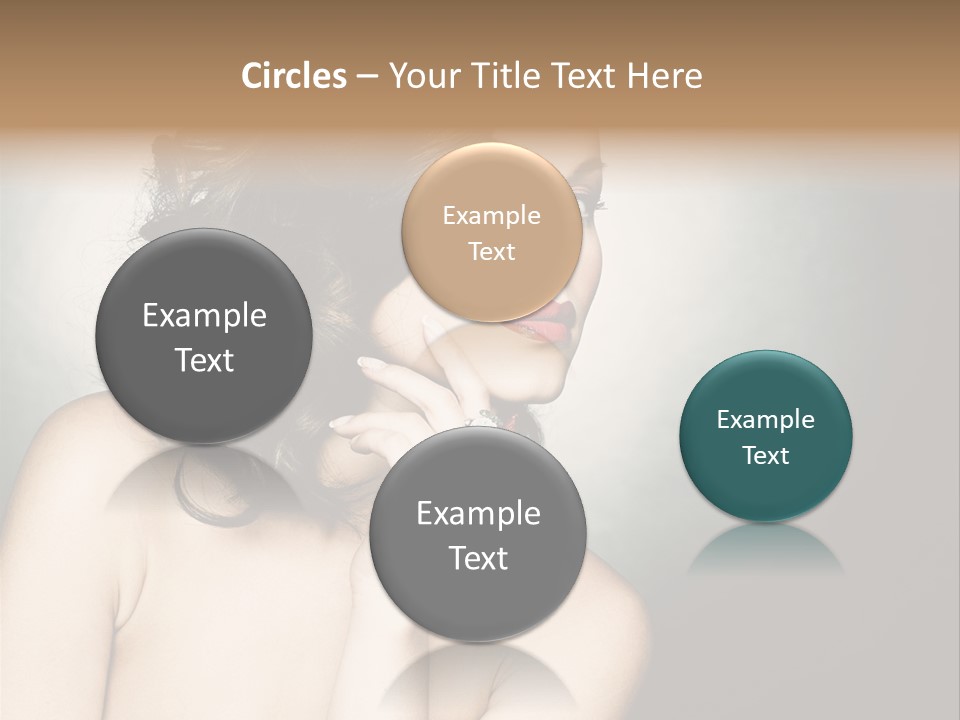 Look White Jewelry PowerPoint Template