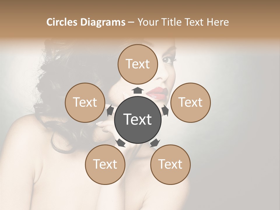 Look White Jewelry PowerPoint Template