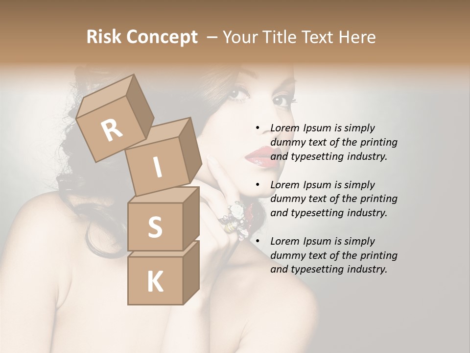 Look White Jewelry PowerPoint Template