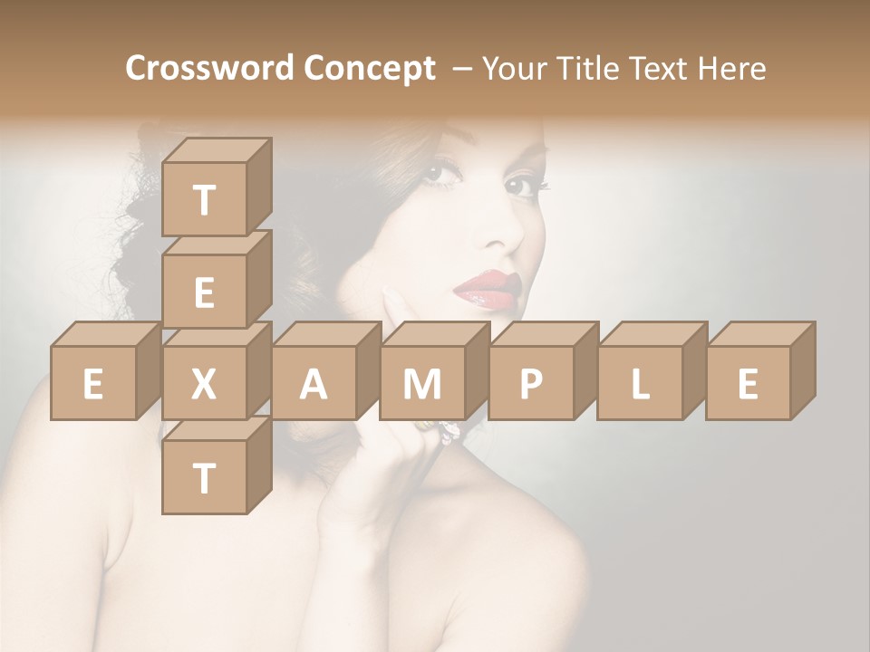 Look White Jewelry PowerPoint Template