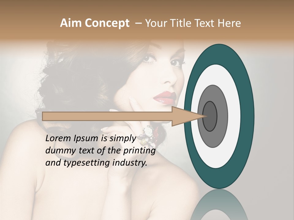 Look White Jewelry PowerPoint Template