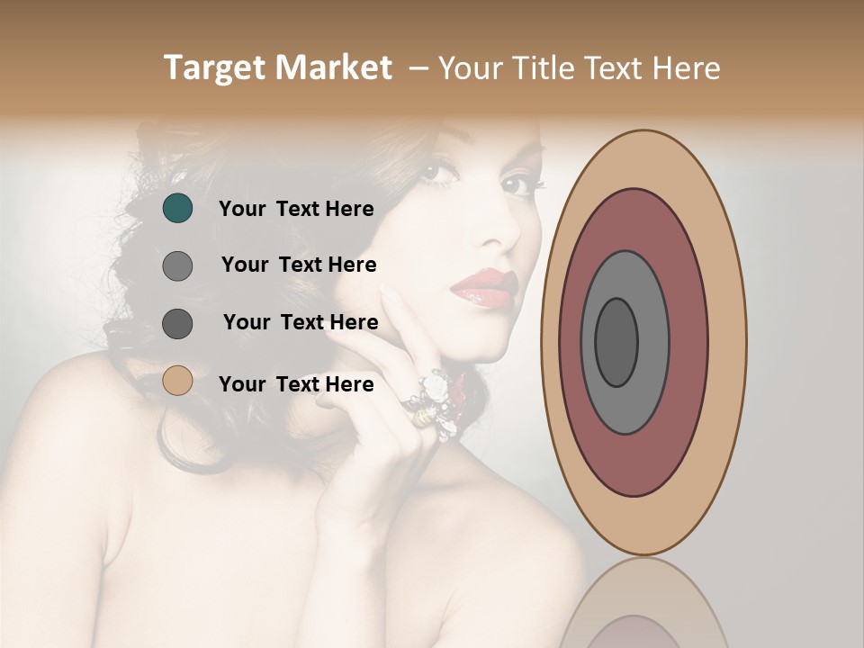 Look White Jewelry PowerPoint Template