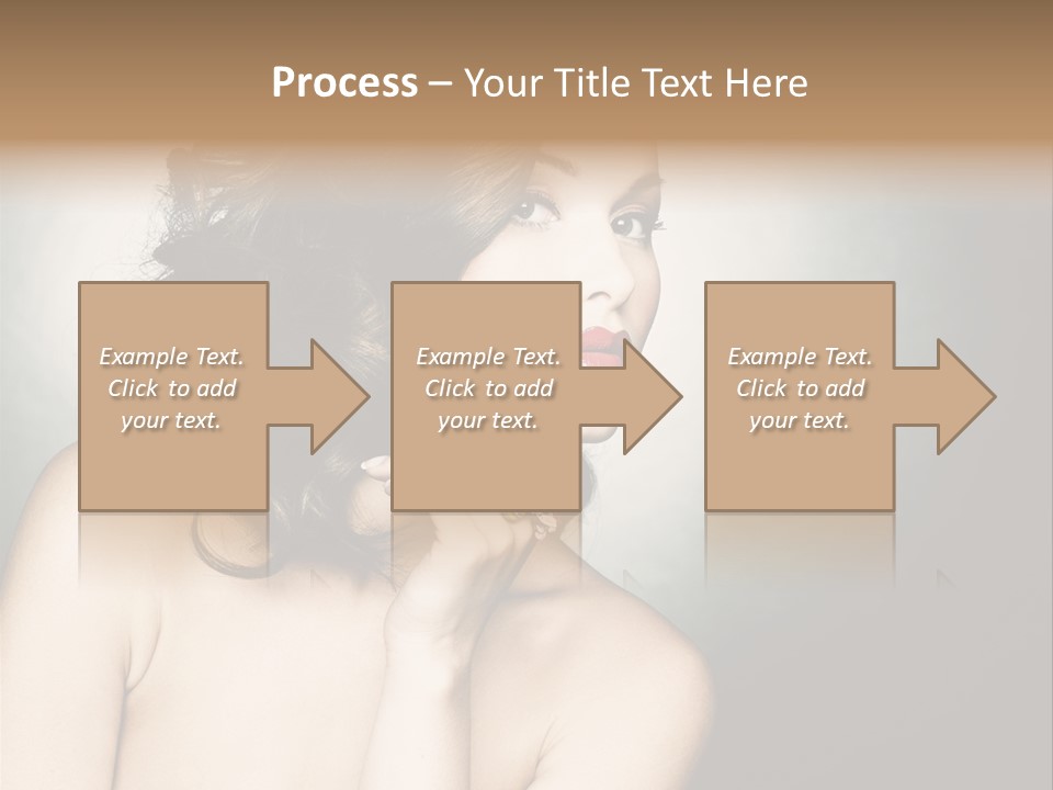 Look White Jewelry PowerPoint Template