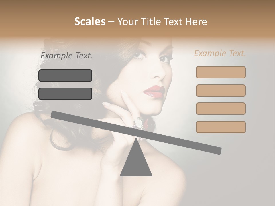 Look White Jewelry PowerPoint Template