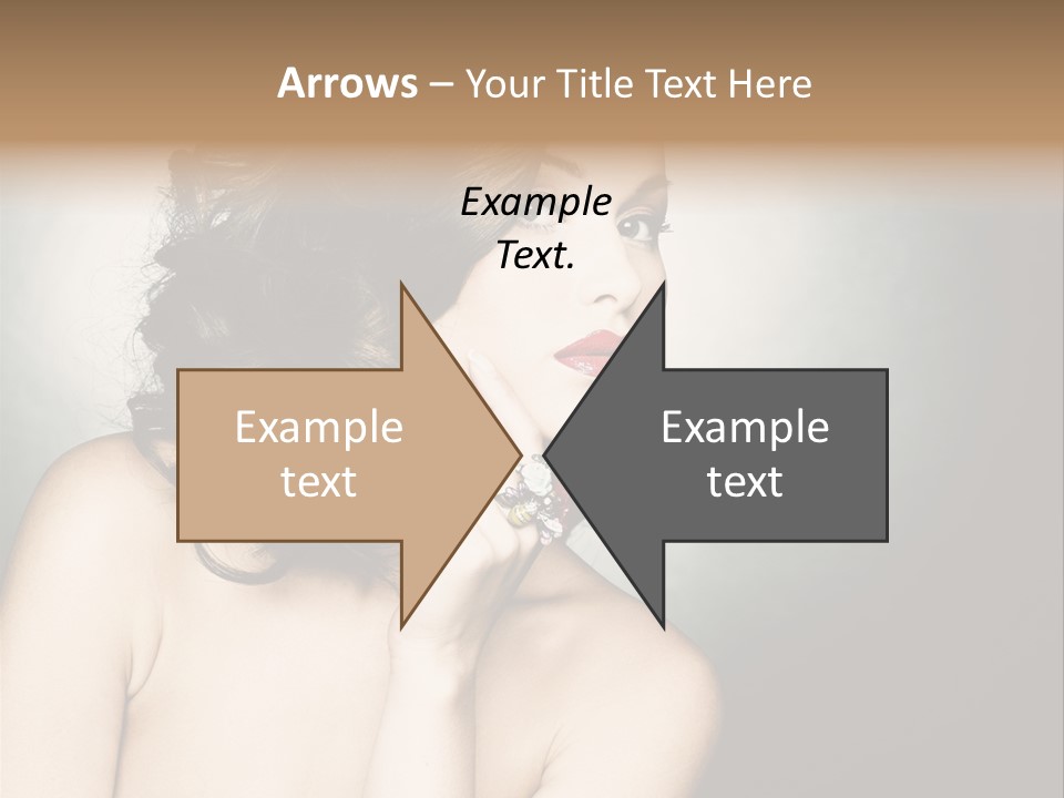 Look White Jewelry PowerPoint Template