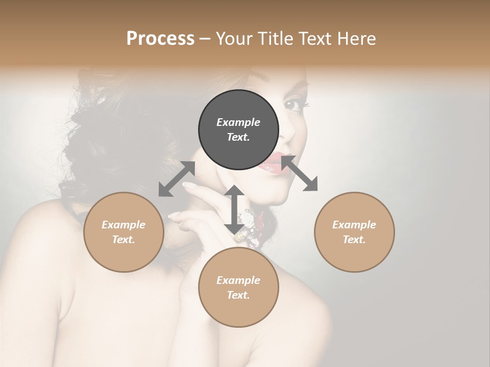 Look White Jewelry PowerPoint Template