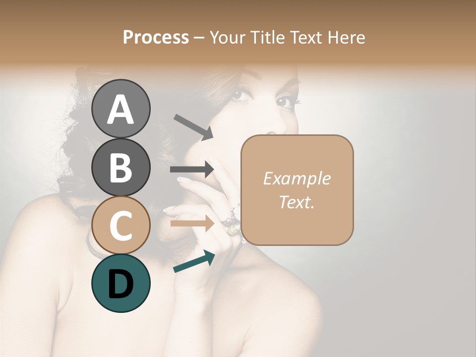 Look White Jewelry PowerPoint Template