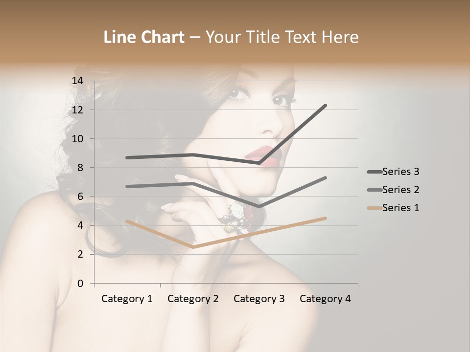 Look White Jewelry PowerPoint Template